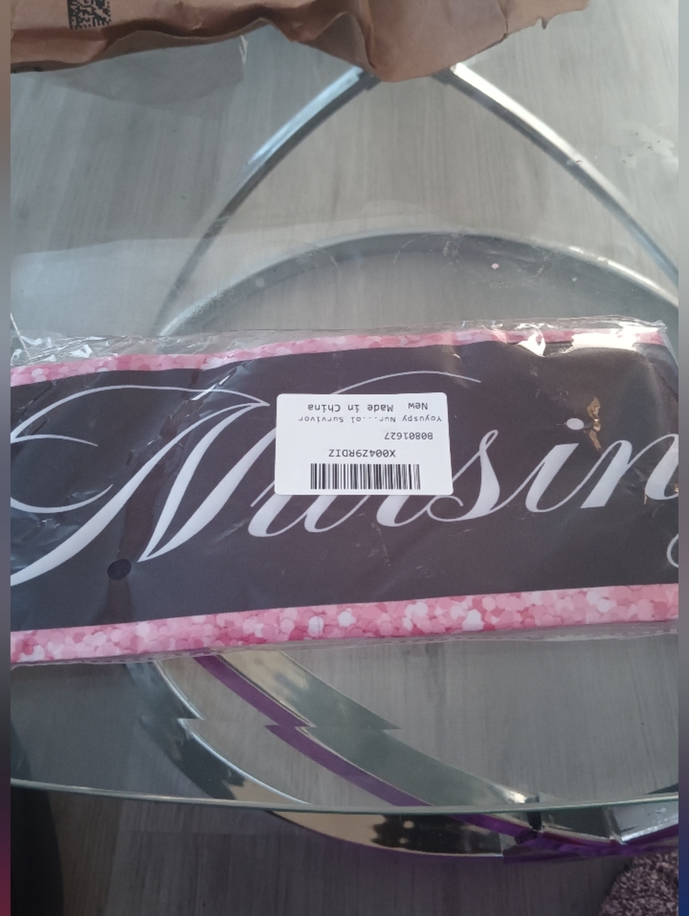 Nursing Graduation Sash - Class of 2026 Rose Gold - Picture 4 of 4
